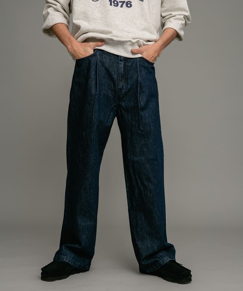 URBAN RESEARCH Sonny Label ジーンズ タックワイドデニムパンツ
