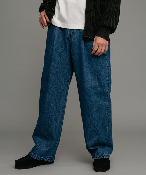 URBAN RESEARCH Sonny Label ワイドパンツ ジーンズ タックワイド