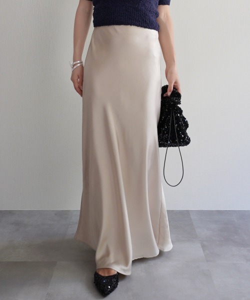 Rashik スカート サテンAラインスカート : ZOZOTOWN Yahoo!店 - 通販