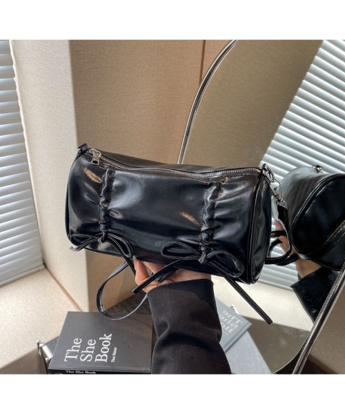 リボンギャザーショルダーbag メリージェニー merry jenny リボンギャザーショルダーbag