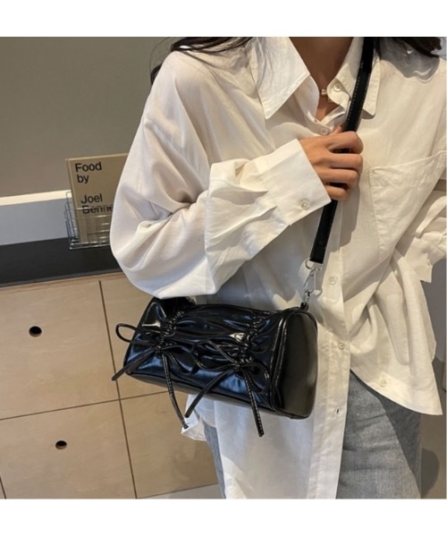 SALTMINT ショルダーバッグ バッグ リボンギャザーショルダー