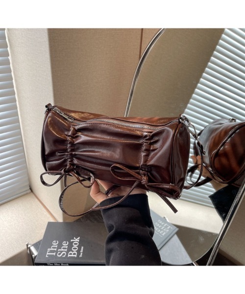 SALTMINT ショルダーバッグ バッグ リボンギャザーショルダー