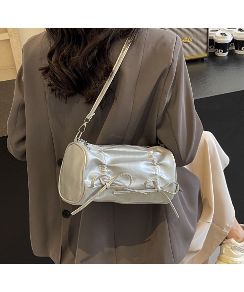 リボンギャザーショルダーbag SALTMINT ショルダーバッグ バッグ リボンギャザーショルダー