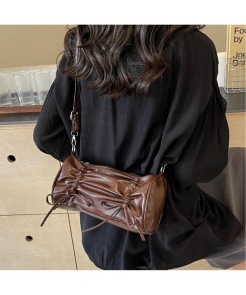 リボンギャザーショルダーbag SALTMINT ショルダーバッグ バッグ リボンギャザーショルダー