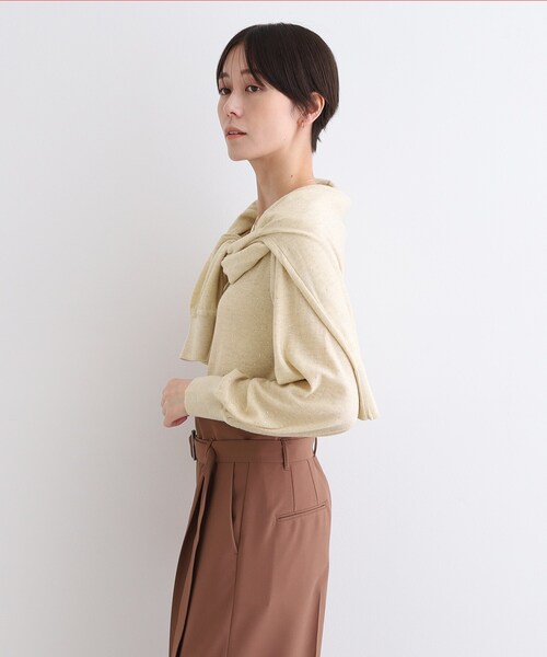 INDIVI（インディヴィ） ニット セーター 「洗える／スパンコール