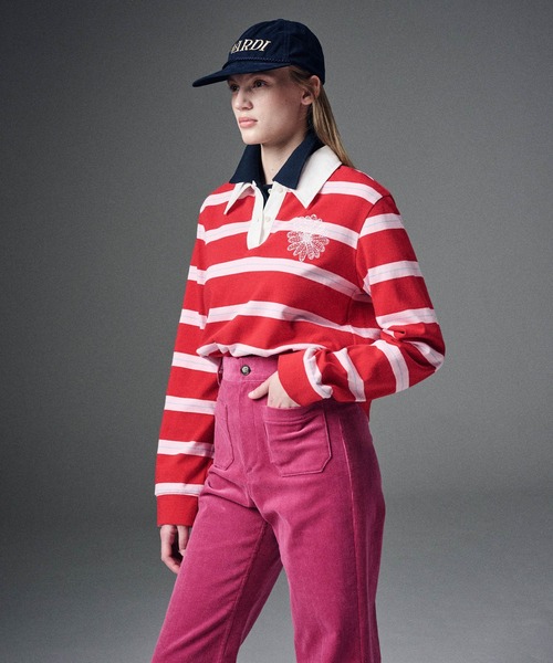ポロシャツ ポロ RUGBY SHIRT STRIPE ALUMNI CLASSIQUE レディース Mardi Mercredi ポロシャツ ポロ RUGBY SHIRT STRIPE ALUMNI
