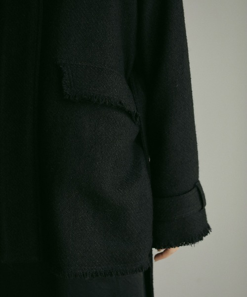 MANOF（マノフ） ステンカラーコート コート TWEED MIDI COAT