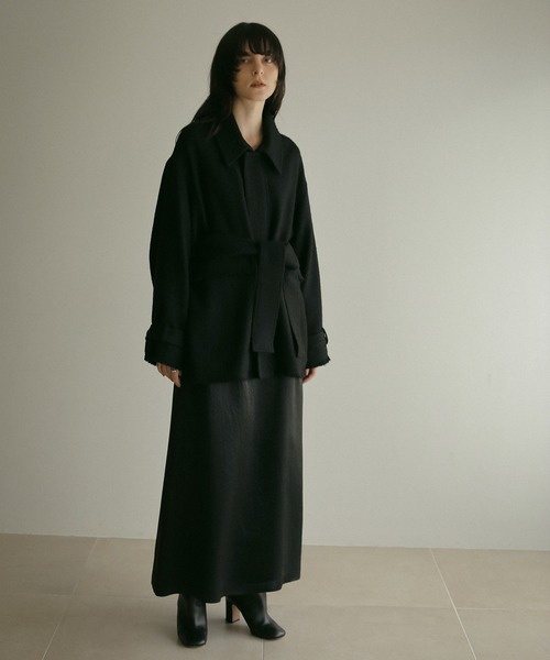 MANOF（マノフ） ステンカラーコート コート TWEED MIDI COAT