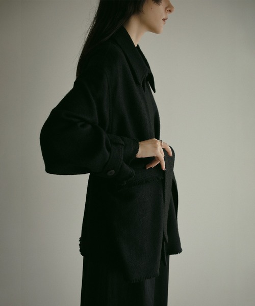 MANOF（マノフ） ステンカラーコート コート TWEED MIDI COAT