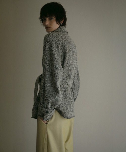MANOF（マノフ） ステンカラーコート コート TWEED MIDI COAT