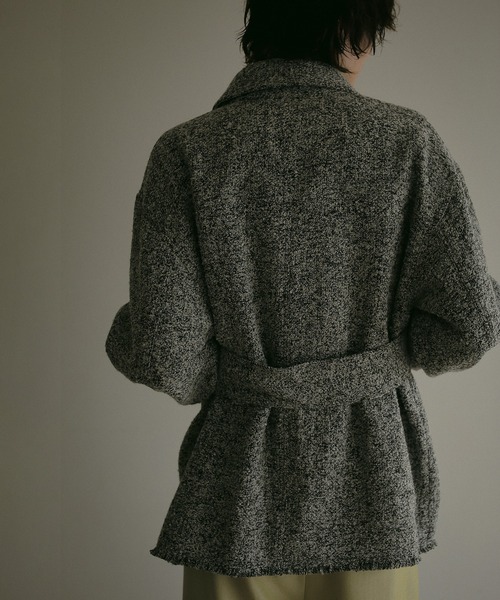 MANOF（マノフ） ステンカラーコート コート TWEED MIDI COAT