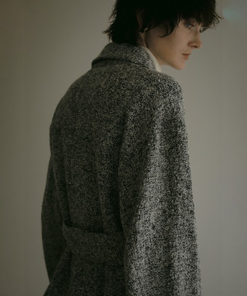 MANOF（マノフ） ステンカラーコート コート TWEED MIDI COAT