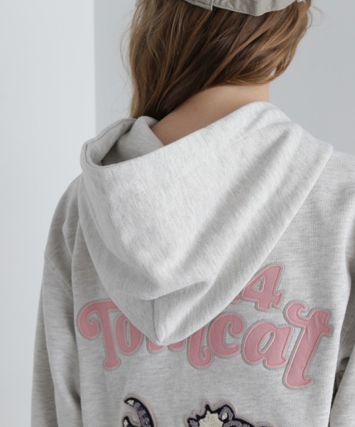 パーカー SAGARA PATCH HOODIE レディース AVIREX パーカー 「直営店限定」SAGARA F-14 TOMCAT ZIP PARKA