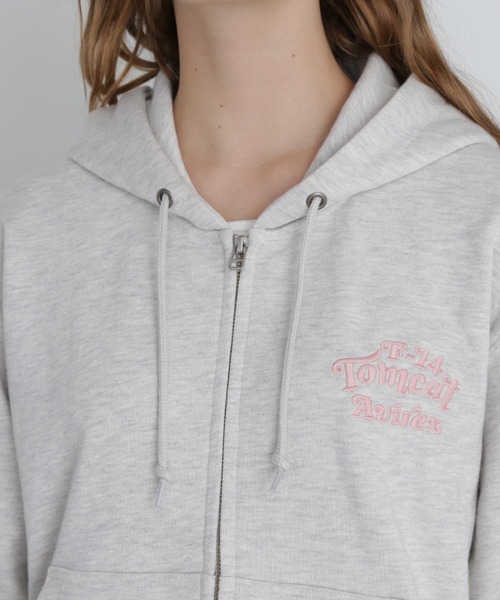 パーカー SAGARA PATCH HOODIE レディース AVIREX パーカー 「直営店限定」SAGARA F-14 TOMCAT ZIP PARKA