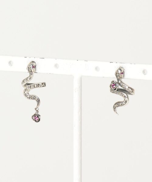 ANNA SUI（アナスイ） ピアス シルバー スネークモチーフ ピアス 