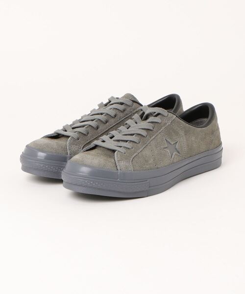 CONVERSE グレー スエード ローカットシューズ CONVERSE コンバース スニーカー メンズ 靴 ワンスター 灰色