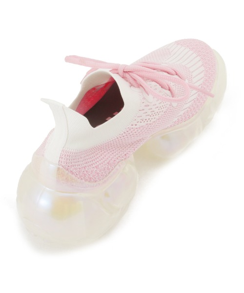 【grounds】グラウンズ/別注MOOPIE EL/RF/PINK/厚底スニーカー grounds スニーカー / グラウンズ/別注MOOPIE EL/RF/PINK