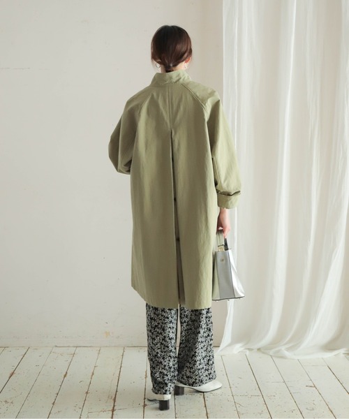 Non@taエレガンス出品ページです Cotton Jacquard Lily Print Shirring Dress | Pasand by ne