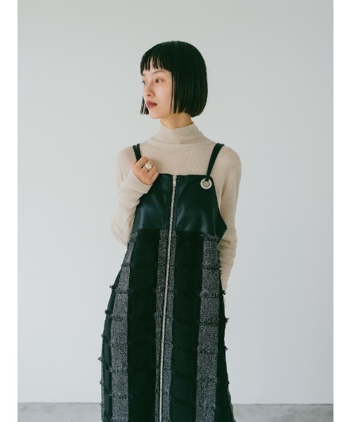 Sahara ワンピース　今期 sahara（サハラ） ワンピース Cross Neck Jacquard Dress/クロスネック