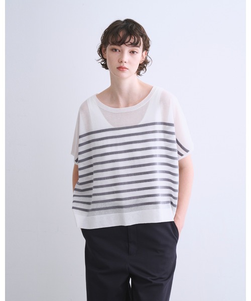 ニット セーター LYNE KINT N/S SHEER レディース