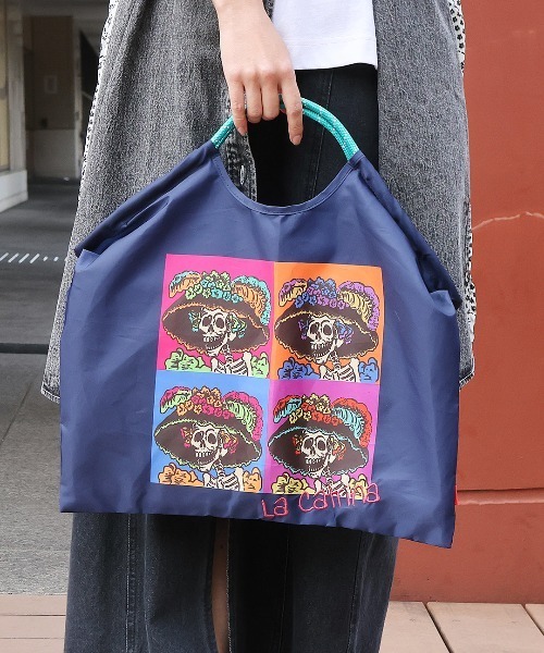 チチカカ（TITICACA） トートバッグ 刺繍入りパラコードハンドルトート