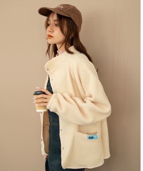 Nu（Hi! ONLINE STORE） ブルゾン アウター 「Nu」ボアフリース