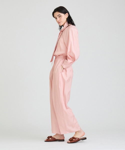 ハウスオブロータス ローズピンクパンツ HOUSE OF LOTUS パンツ ダスティーツイルタックパンツ