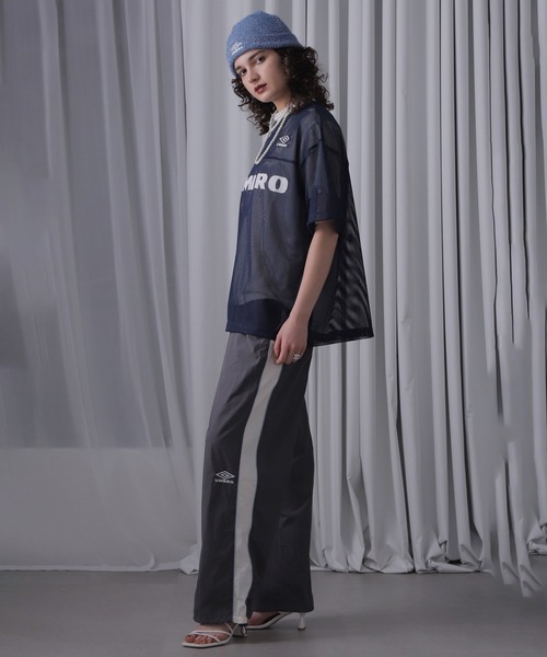 UMBRO×ROSE BUD ハーフスリーブメッシュゲームシャツ Tシャツ umbro tシャツ (UMBRO×ROSE BUD)「ROSE BUD限定」ハーフスリーブ