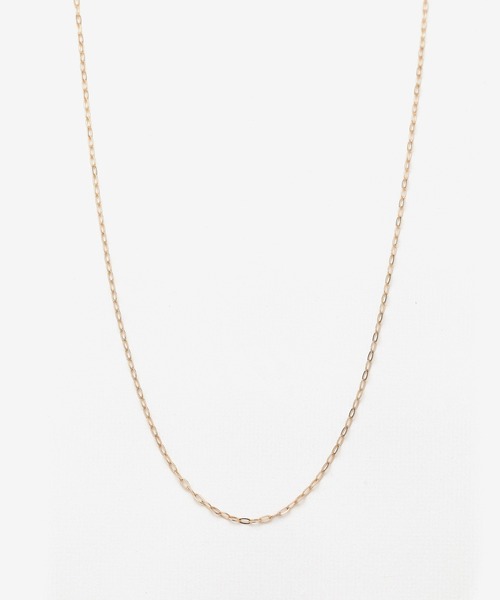 BLOOM シンプルチェーンネックレス　イエローゴールド　アジャスター付 BLOOM（アクセサリー） ネックレス K10 イエローゴールド