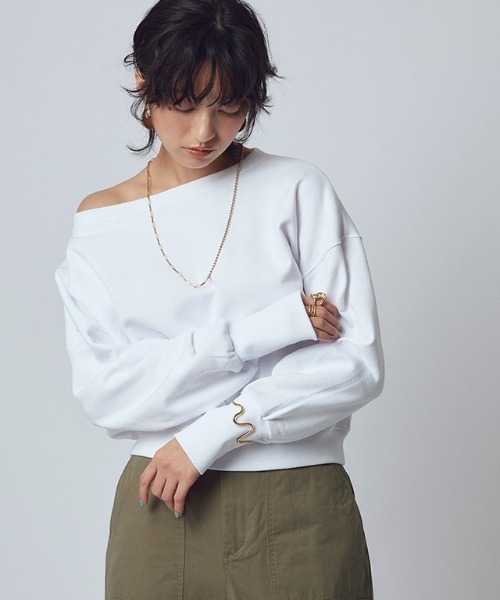 トレーナー スウェット 「RASW」ボートネックスウェット レディース RASW トレーナー スウェット 「RASW」ボートネックスウェット