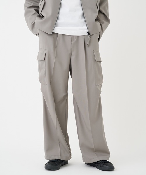 no mass prod スタッズ カーゴパンツ