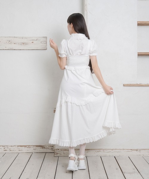 Honey Cinnamon 肩ビジューワンピース 新品未使用 白 肩ビジューワンピース – BUNNY APARTMENT