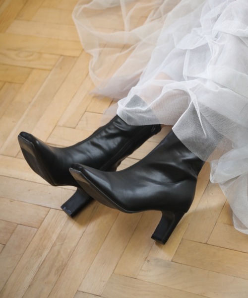 「Piedi Nudi」 「MIIYOU」ショートブーツ M ブラック レディース_画像5