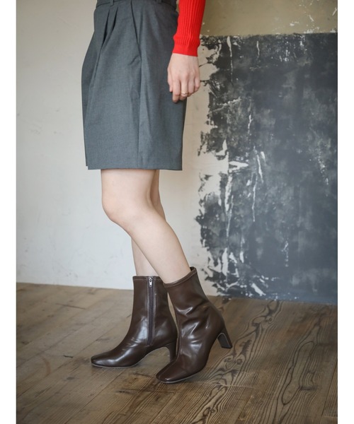 「Piedi Nudi」 「MIIYOU」ショートブーツ M ブラック レディース_画像8