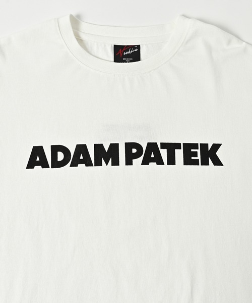 tシャツ 「ADAMPATEK/アダムパテック」basic logo sleeveless/ロゴノースリーブ レディース メンズ ADAM PATEK tシャツ 「ADAMPATEK/アダムパテック」basic logo