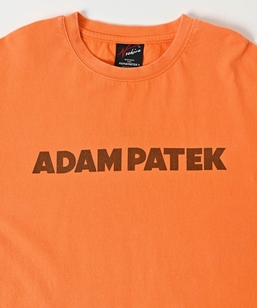 tシャツ 「ADAMPATEK/アダムパテック」basic logo sleeveless/ロゴノースリーブ レディース メンズ ADAM PATEK tシャツ 「ADAMPATEK/アダムパテック」basic logo