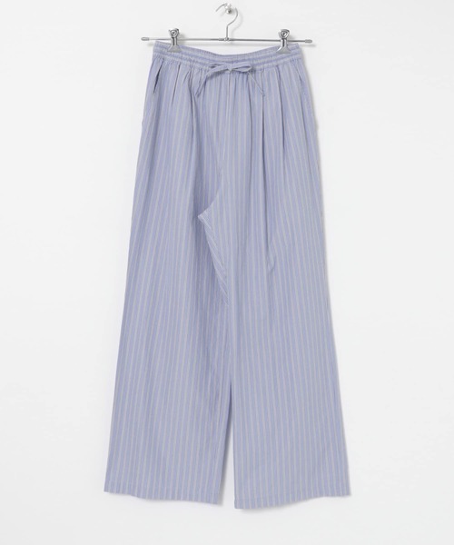 URBAN RESEARCH パンツ new basic インドスビンコットンストライプ  