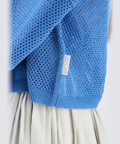 agnes b. / アニエスベー 9789JBZ0 メッシュニットロング 長袖カーディガン agnes b.｜メッシュニットカーディガン | Rakuten Fashion(楽天