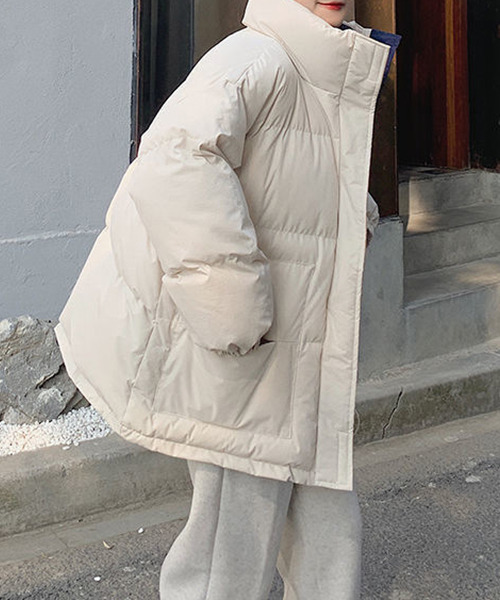 「c.u.l」 ジップアップブルゾン L アイボリー レディース_画像4