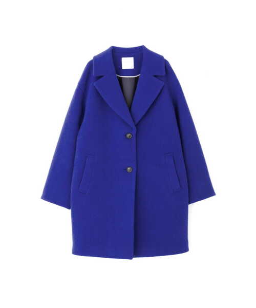 human woman（ヒューマンウーマン） チェスターコート MEDIUM イエロー