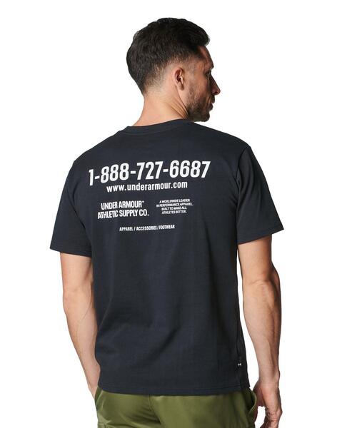 UNDER ARMOUR tシャツ UAヘビーウエイト グラフィック ショート