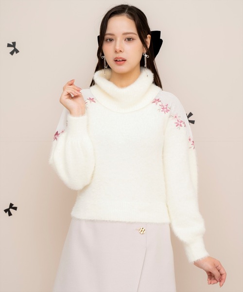 「WILLSELECTION」 タートルネックニット FREE ブラック レディース_画像6