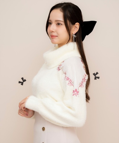 「WILLSELECTION」 タートルネックニット FREE ブラック レディース_画像7