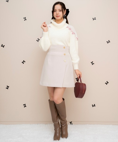 「WILLSELECTION」 タートルネックニット FREE ブラック レディース_画像9