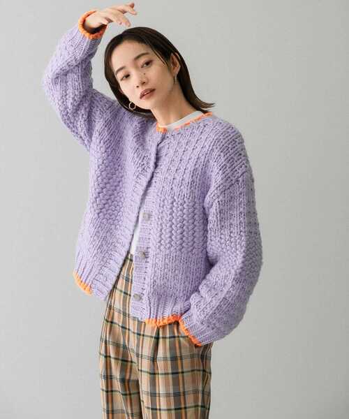 「KBF」 長袖ニット ONE ベージュ レディース_画像2