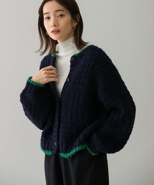 「KBF」 長袖ニット ONE ベージュ レディース_画像3