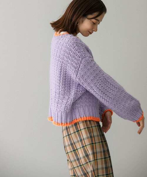 「KBF」 長袖ニット ONE ベージュ レディース_画像9