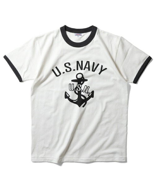 tシャツ HOUSTON リンガーTシャツ(USN) レディース メンズ