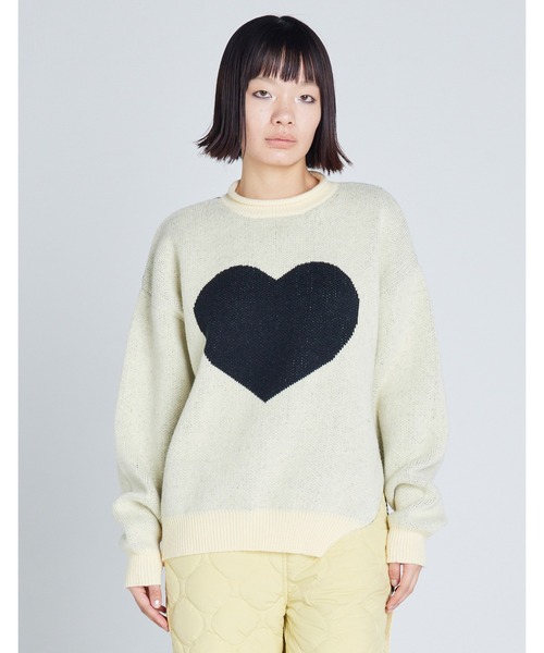 ニット セーター 「Little Sunny Bite」love knit top レディース メンズ