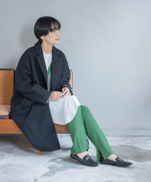 LEPSIM（レプシィム） チェスターコート FREE ブラック レディース